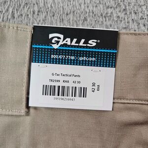 NEW GALLS G-Tac Tactical Cargo Utility Pant‎ Men Size 42 x 30 TR2599 Light Khaki
